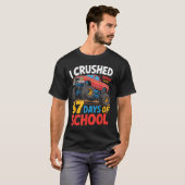 I Crushed 67 Days Of School Shirts Truck Students (Voorkant volledig)