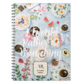 I’d Rather Be Brunching | Custom Monogram Notitieboek (Voorkant)
