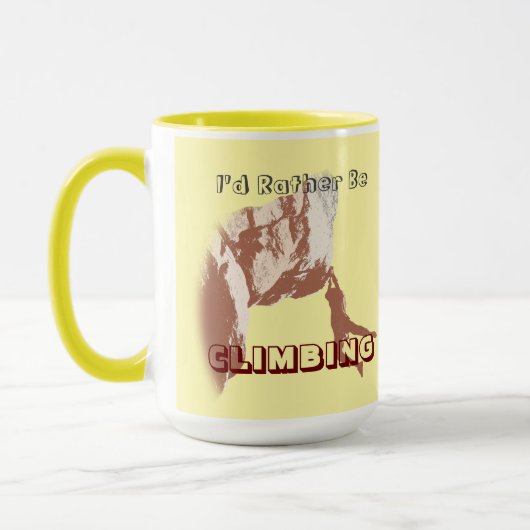 I’d Rather Be Climbing Mug (Gauche)