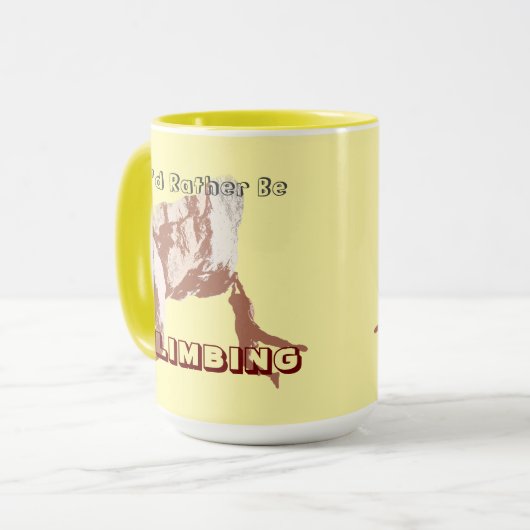 I’d Rather Be Climbing Mug (Devant gauche)