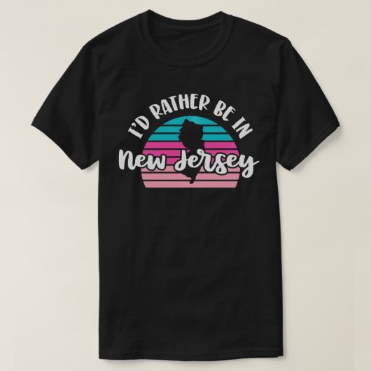 I d Rather Be In New Jersey Pullover (Design voorkant)