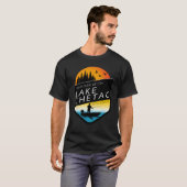 I’d Rather Be On Lake Chetac Wisconsin T-Shirt  (Voorkant volledig)