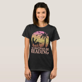 I d Rather Be Reading Funny Book Reader Bookworm T-shirt (Voorkant volledig)