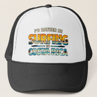 I’d Rather Be Surfing in Costa Rica Trucker Pet