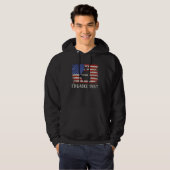 I d Smoke that USA Flag Barbeque Hoodie (Voorkant volledig)