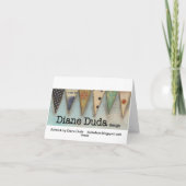 I de Herfst van het Hart - Lege Notecards Kaart (Achterkant)