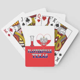 I de Liefde Plantersville Texas van het Hart Pokerkaarten