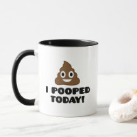 I de Pooped tasse de café aujourd'hui