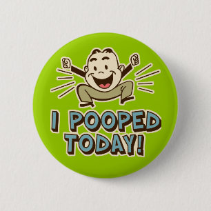 I de Uitgeputte vandaag Grappige Humor van het Ronde Button 5,7 Cm