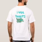 I des hommes ONT le T-shirt de TOURETTE (Dos)