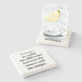 I Design Stone Onderzetter (Zijkant)