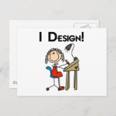 I Design Tshirts and Gifts Briefkaart (Voorkant / Achterkant)