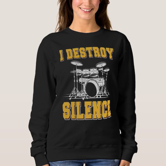 I Destroy Silence drummer Trui (Voorkant)