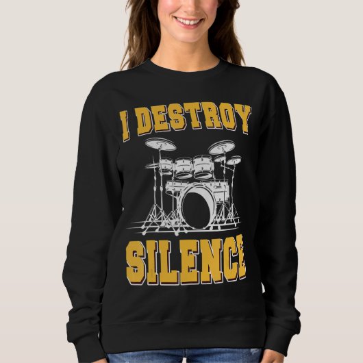 I Destroy Silence drummer Trui (Voorkant)