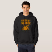 I Destroy Silence | Drums Drummer Gift Hoodie (Voorkant volledig)