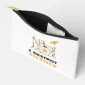 I Destroy Silence Funny Drummer Etui (Open)