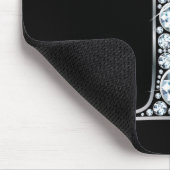 "I" Diamond Bling Mousepad Muismat (Hoek)