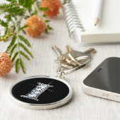 "I" Diamond Bling Sleutelhanger (Zijkant)