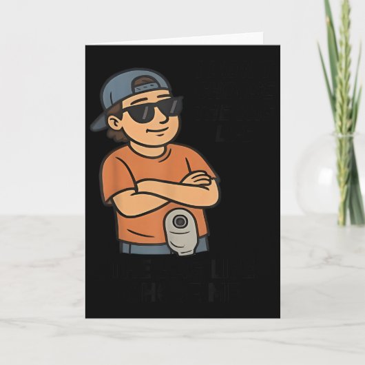 I Didnt Choose The Bag Life The Bag Life Chose Me Kaart (Voorkant)