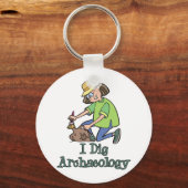I Dig Archeology Sleutelhanger (Voorkant)