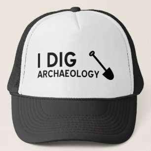 I Dig Archeology Trucker Pet