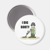 I Dig Booty Metal Detecteert Guy Magneet (Voorkant / Achterkant)