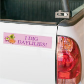 I Dig Daylilies Bumpersticker (Op Truck)