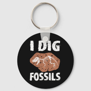 I Dig Fossils Paleontology Costume Geology Paleont Sleutelhanger