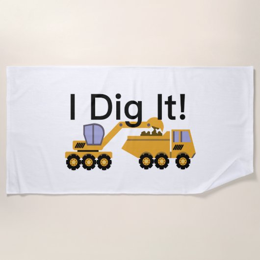 I Dig It Design - Serviette de plage (Devant)