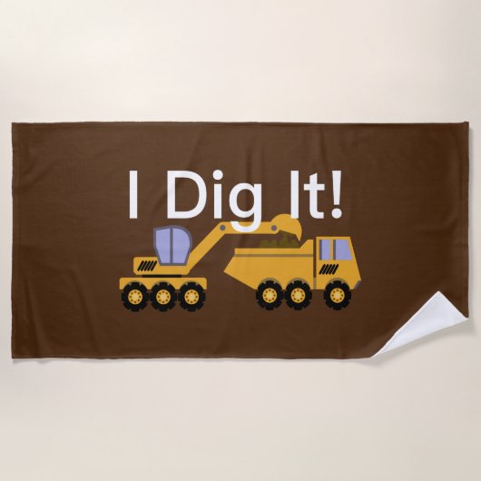 I Dig It Design - Serviette de plage (Devant)