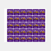 I dig it Design - Small Square Clothing Label (0,7 (Vel)