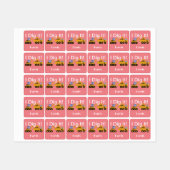 I dig it Design - Small Square Clothing Label (0,7 (Vel)