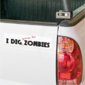 I Dig Zombies Sticker (Op Truck)