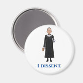 I Dissent Magnet Magneet (Voorkant / Achterkant)