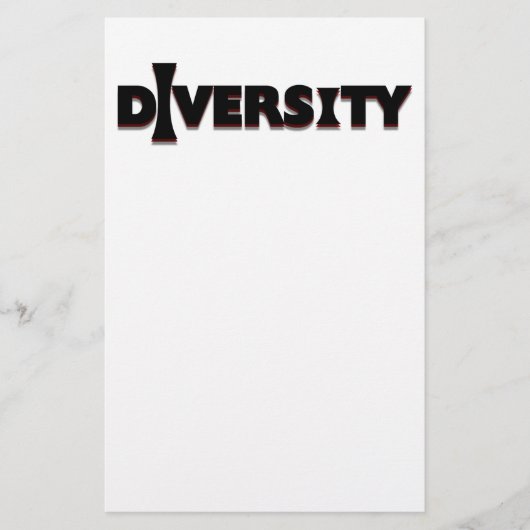 I Diversity Stationery Briefpapier (Voorkant)