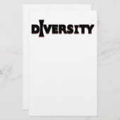 I Diversity Stationery Briefpapier (Voorkant / Achterkant)