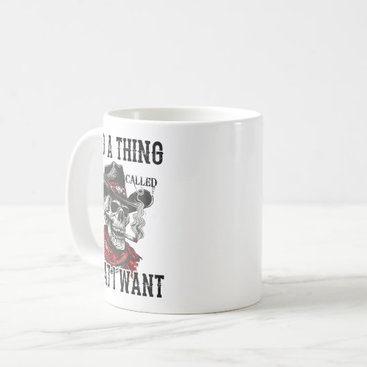 I Do A Thing Called What I Want Koffiemok (Voorkant links)