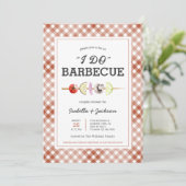 I DO BBBQ Barbecue Wedding shower Invitation (Debout devant)