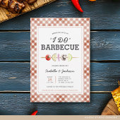 I DO BBBQ Barbecue Wedding shower Invitation