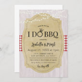 I Do BBQ Barbecue Bridal Shower Invitation (Devant / Derrière)