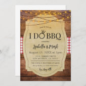 I Do BBQ Barbecue Bridal Shower Invitation (Devant / Derrière)