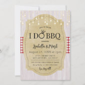 I Do BBQ Barbecue Bridal Shower Invitation (Devant)