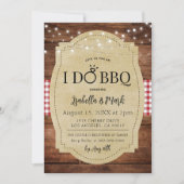 I Do BBQ Barbecue Bridal Shower Invitation (Devant)