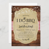 I Do BBQ Barbecue Bridal Shower Invitation (Devant / Derrière)