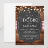 I Do BBQ Barbecue Bridal Shower Invitation (Devant / Derrière)