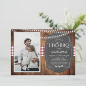 I Do BBQ Barbecue Bridal Shower Invitation (Debout devant)