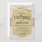 I Do BBQ Barbecue Bridal Shower Invitation (Devant / Derrière)