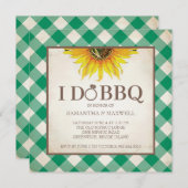 I Do BBQ Couples Shower Kaart (Voorkant / Achterkant)