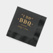 I Do BBQ Custom Wedding Monogramme (Gauche)