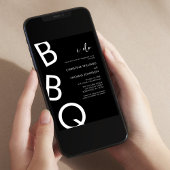 I Do BBQ Engagement Party Kaart